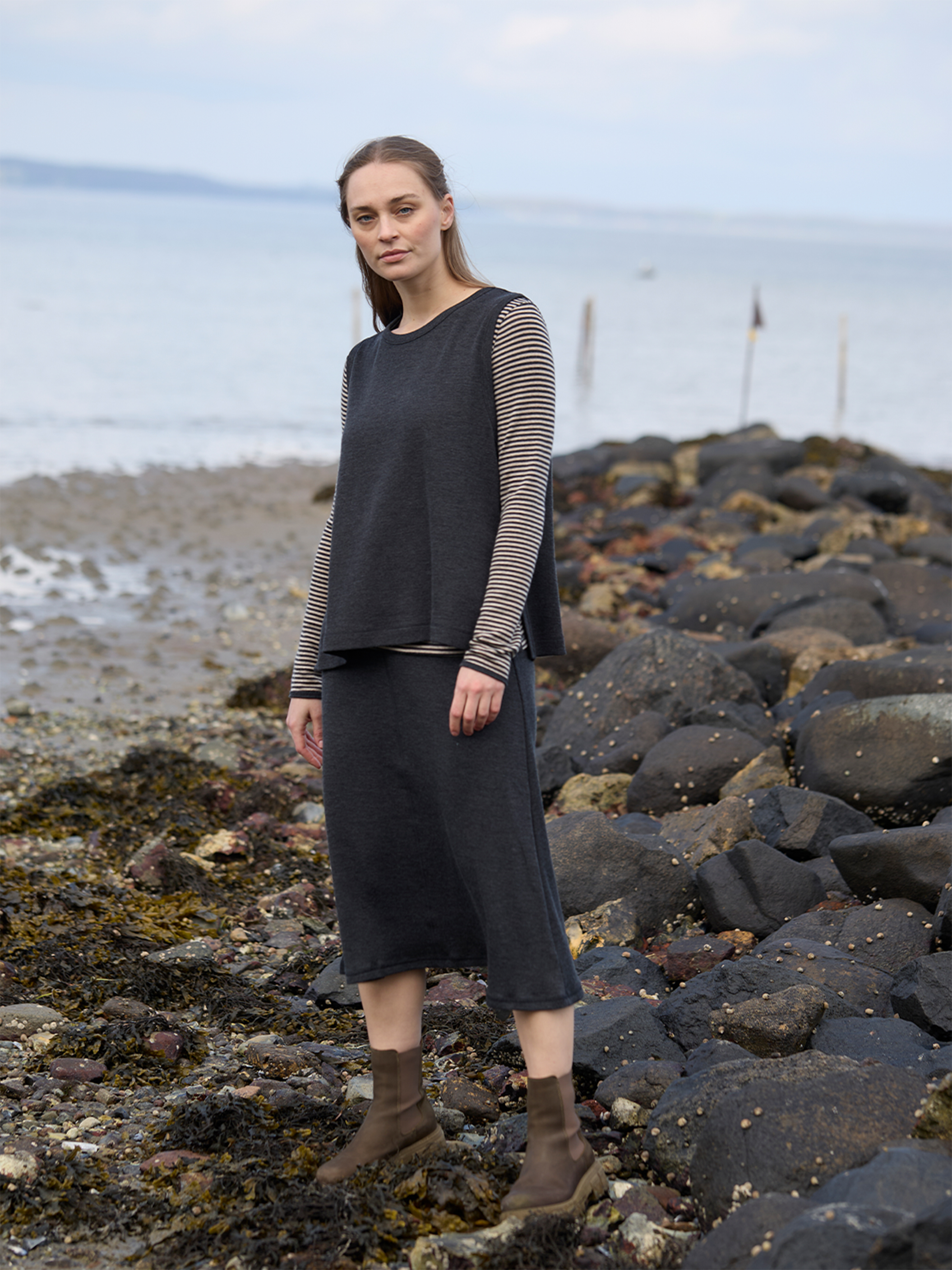 Vest rib merino